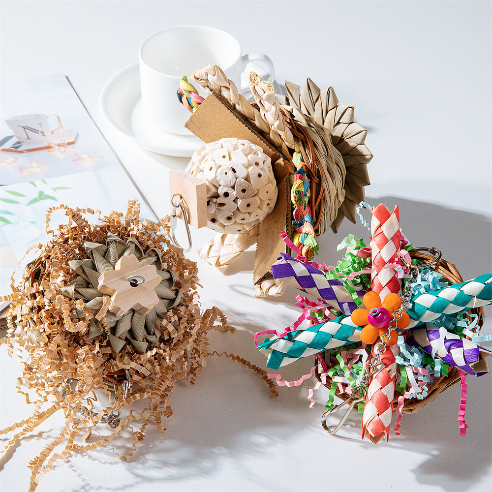Parrot Chew & Beak Enrichment Toy