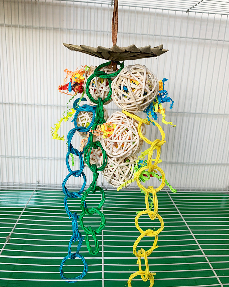Palm Fibre Parrot Shredding Toy