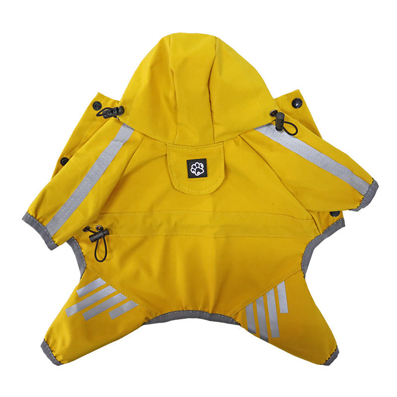 Four-Leg Waterproof Dog Raincoat
