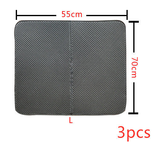 Double-Layer Cat Litter Mat