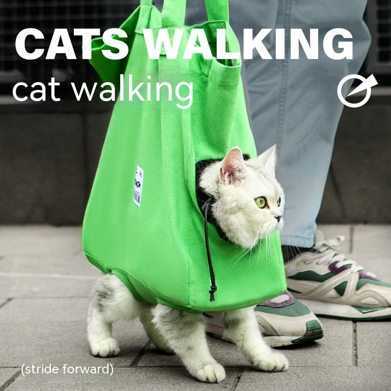 Breathable Canvas Pet Shoulder Carrier