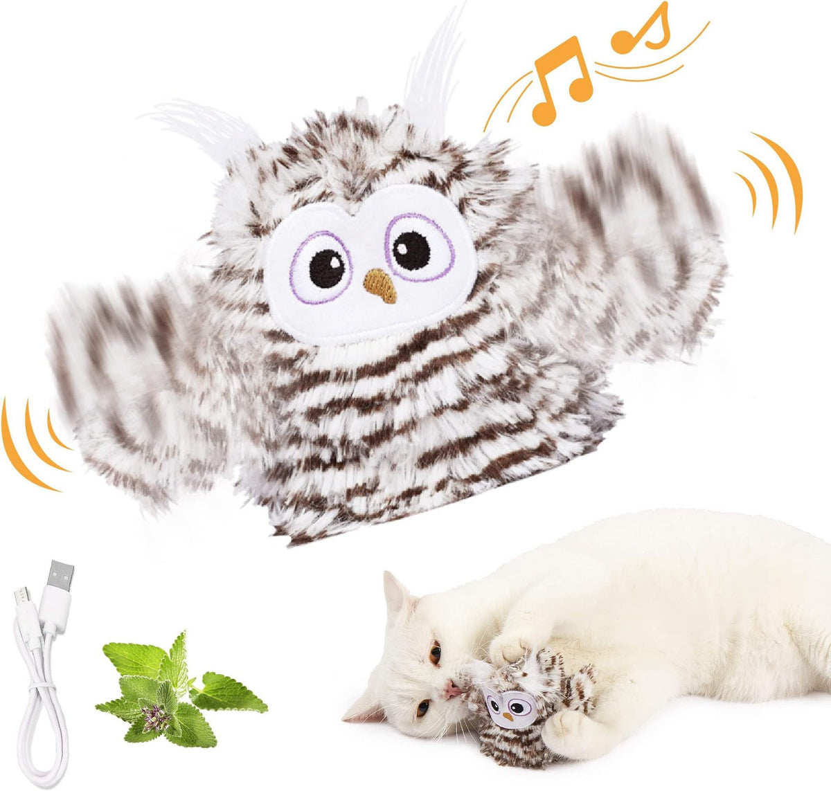 Automatic Flapping Bird Cat Toy