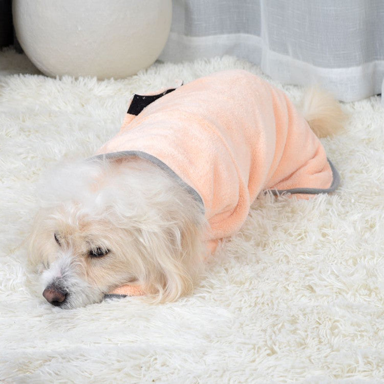 Quick-Dry Microfibre Pet Bathrobe