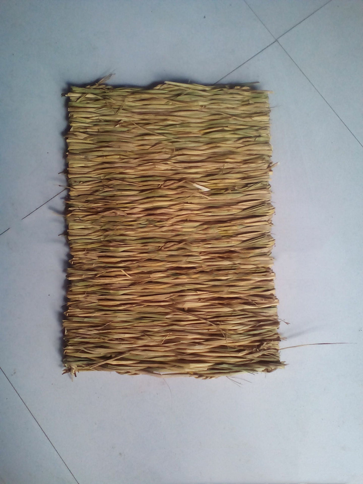Natural Straw Chew Mat for Rabbits & Small Pets