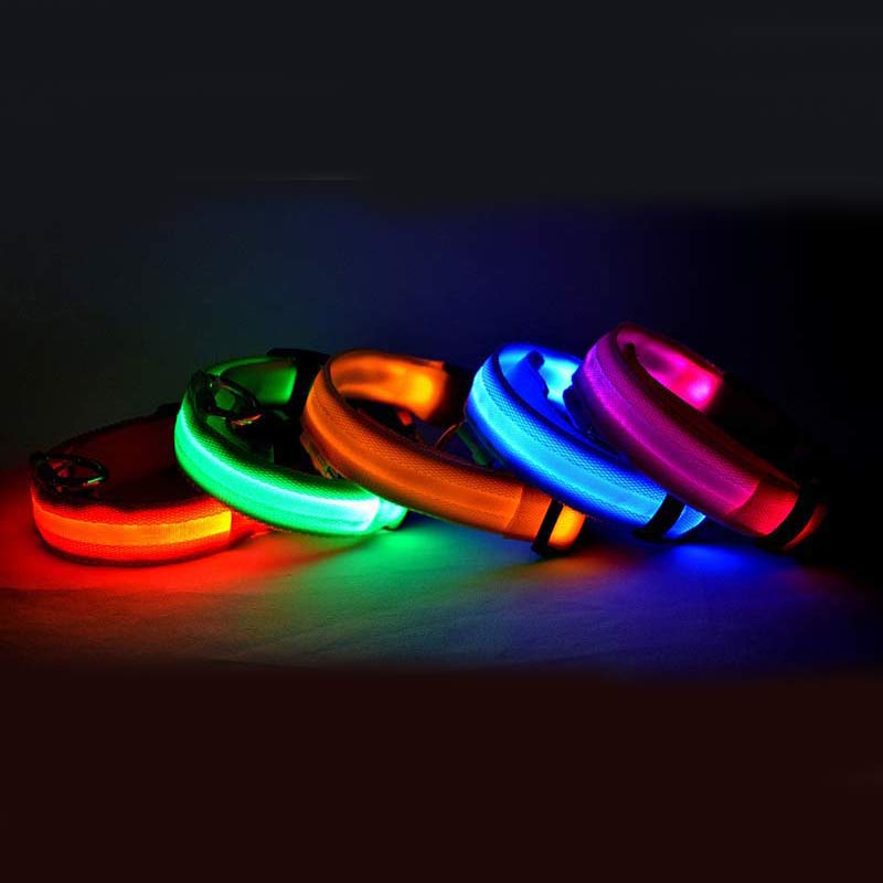 LED luminous pet collar