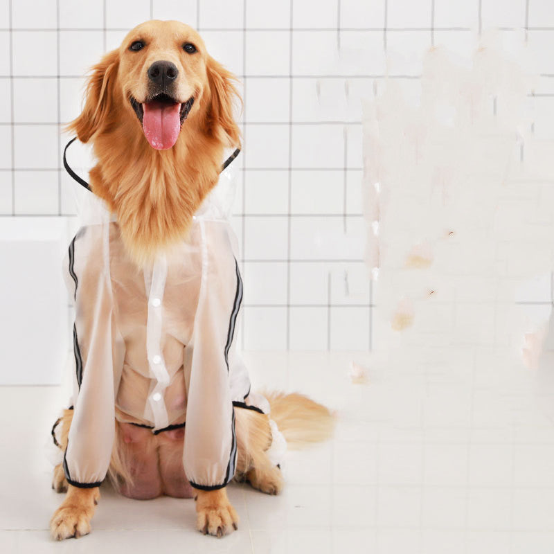 Waterproof Raincoat for Large Dogs