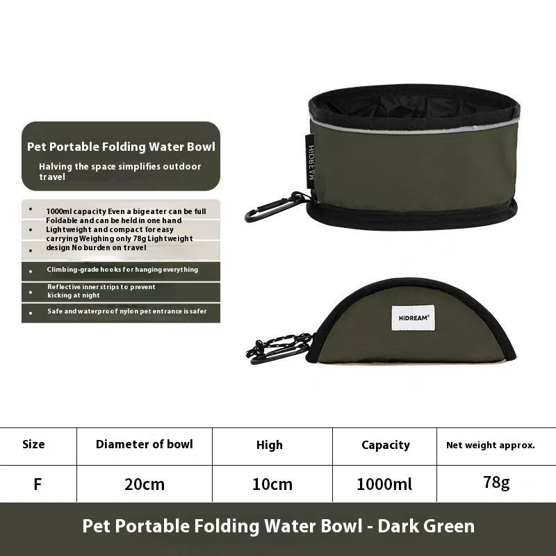 Foldable Pet Travel Water Bowl