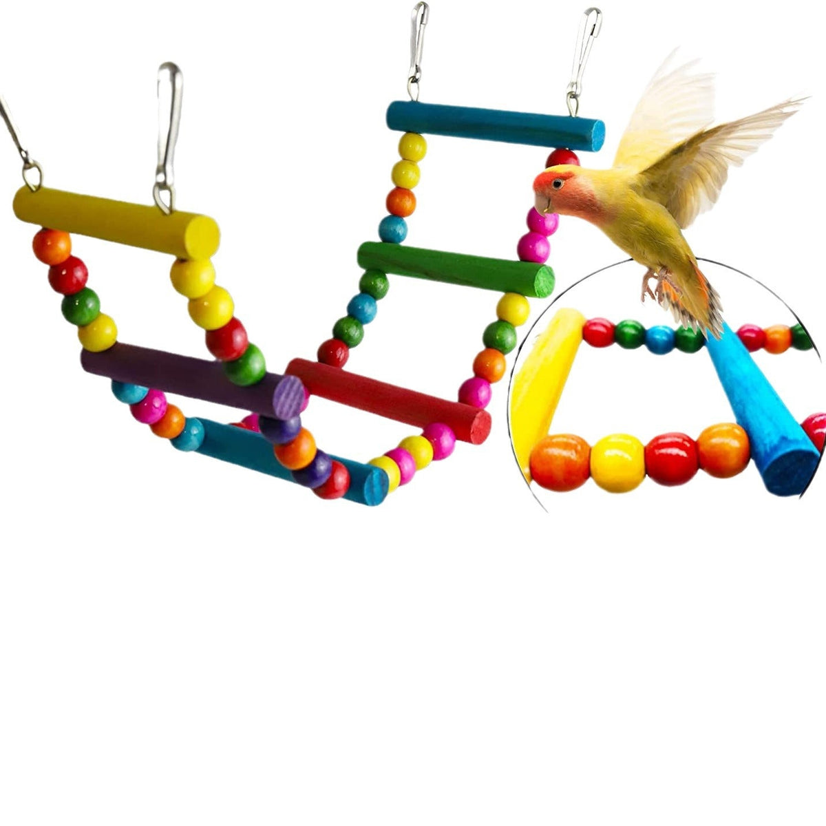 7-Piece Bird Cage Toy Set