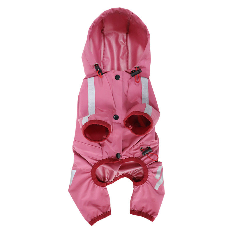 Four-Leg Waterproof Dog Raincoat