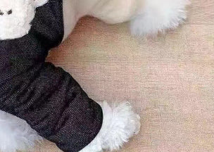 Fleece-Lined Four-Leg Dog Coat