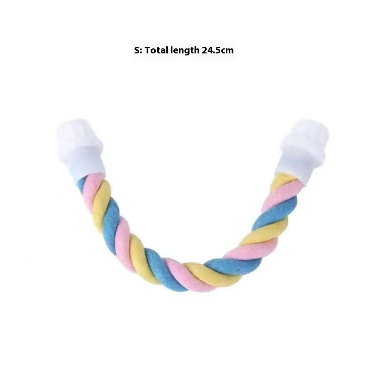 Bird Climbing Rope & Perch Toy