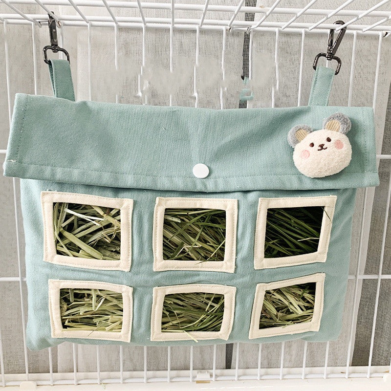 Large-Capacity Rabbit Hay Feeder Bag