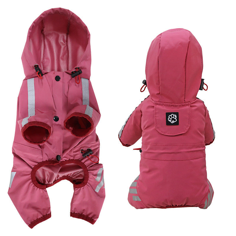 Four-Leg Waterproof Dog Raincoat