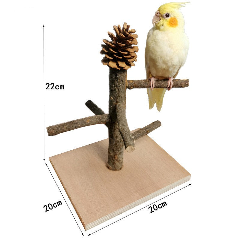 Wooden Bird Training Stand