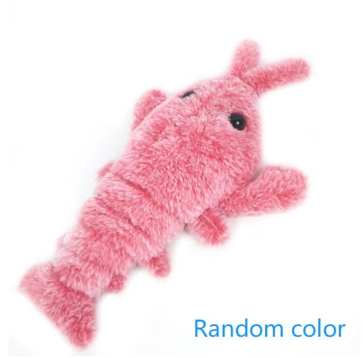 Rechargeable Jumping Shrimp Cat Toy