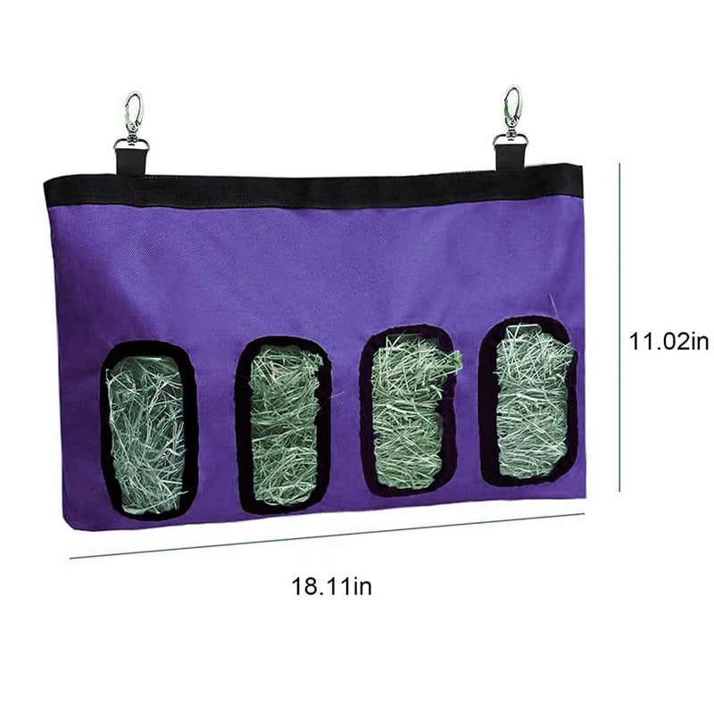 Hanging Hay Feeder Bag for Rabbits & Small Pets