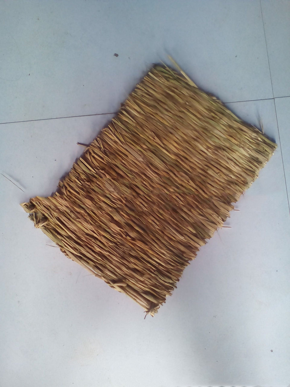 Natural Straw Chew Mat for Rabbits & Small Pets
