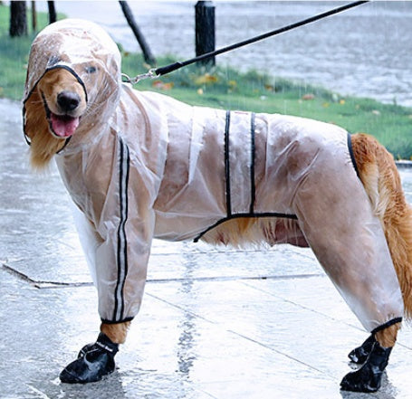 Waterproof Raincoat for Large Dogs
