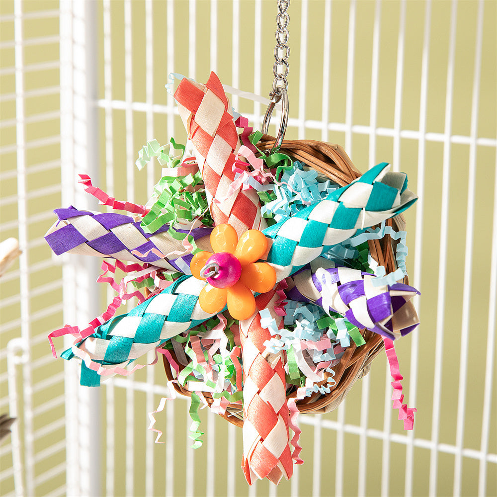 Parrot Chew & Beak Enrichment Toy