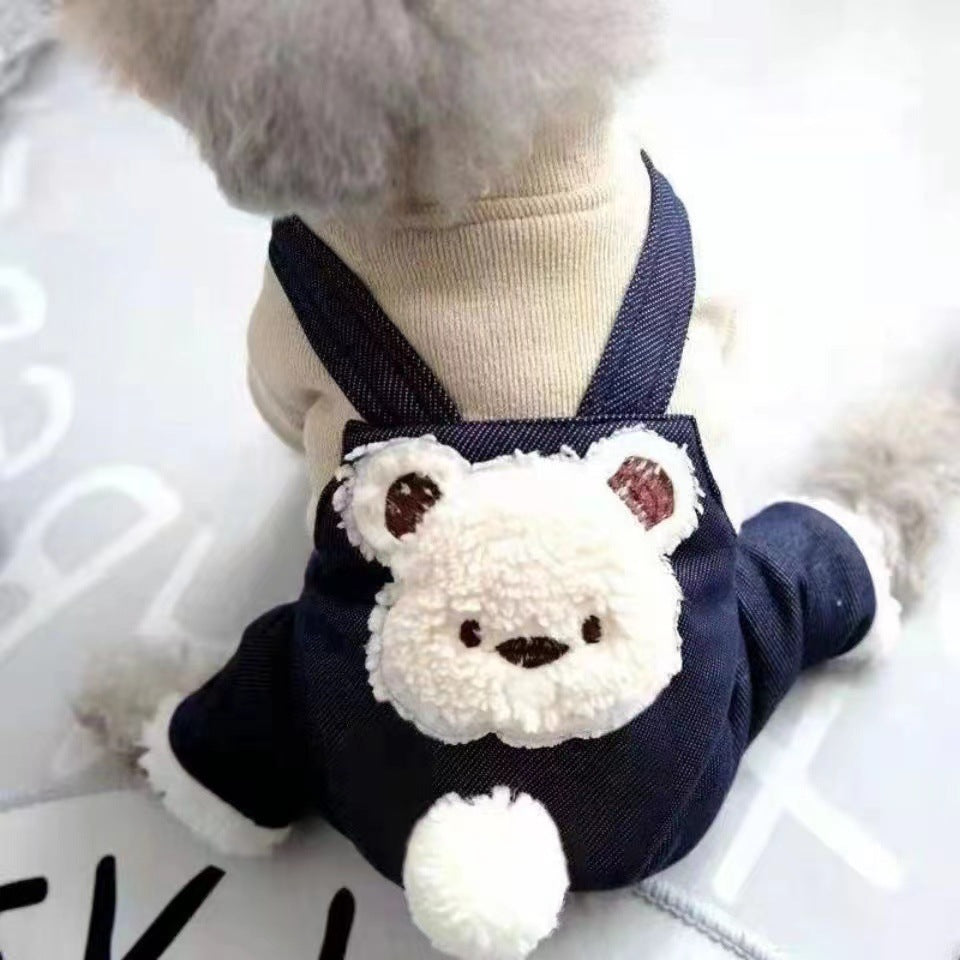 Fleece-Lined Four-Leg Dog Coat