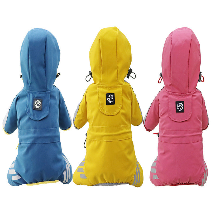 Four-Leg Waterproof Dog Raincoat