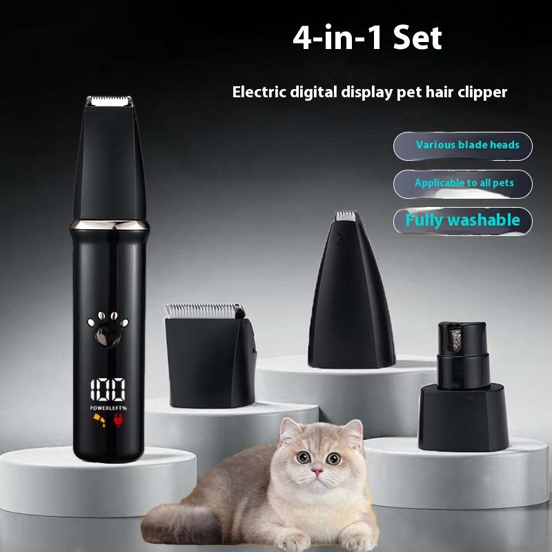 4-in-1 Cordless Dog Grooming Shaver