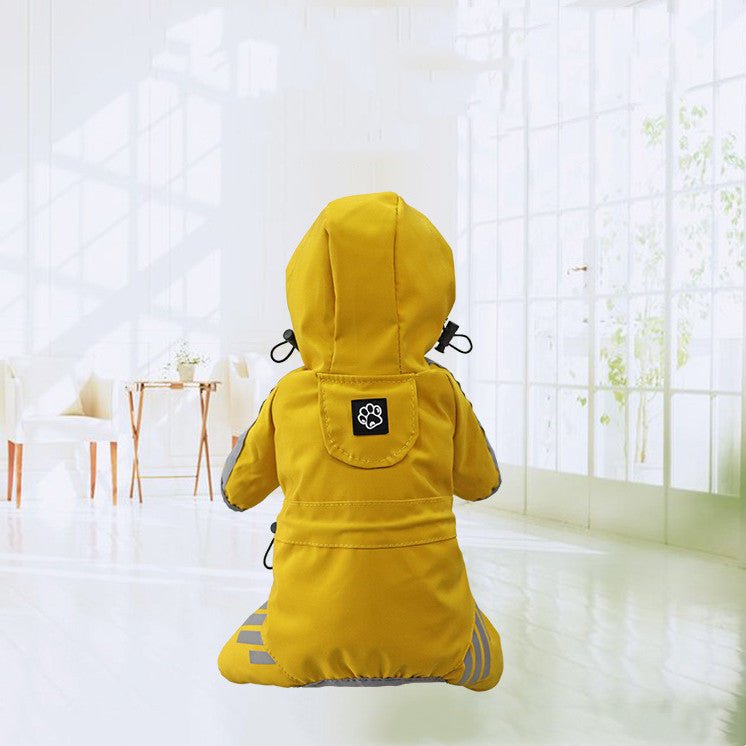 Four-Leg Waterproof Dog Raincoat