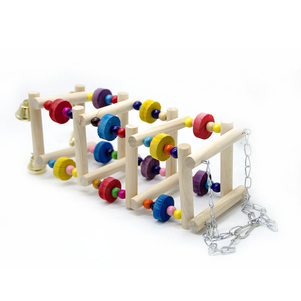 Wooden Hanging Bird Ladder
