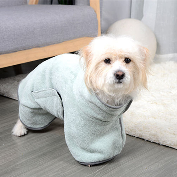 Quick-Dry Microfibre Pet Bathrobe