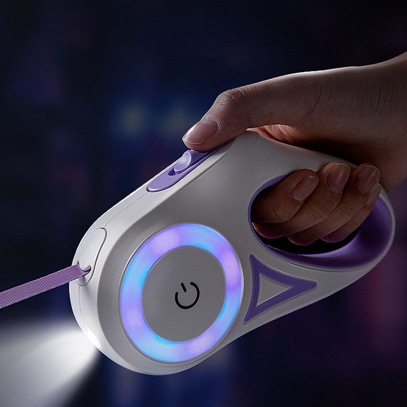 Retractable pet leash