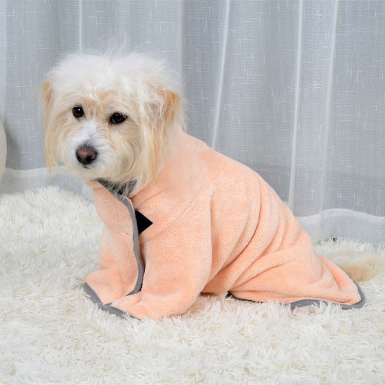 Quick-Dry Microfibre Pet Bathrobe