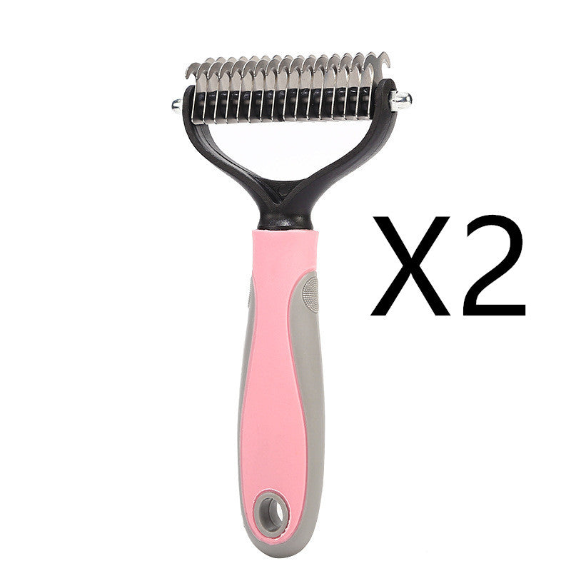 Double-Sided Dematting & Shedding Brush