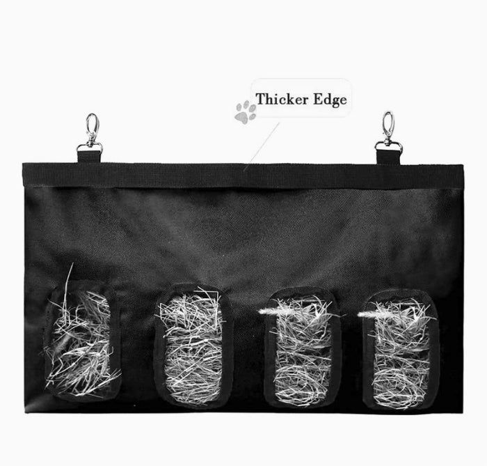 Hanging Hay Feeder Bag for Rabbits & Small Pets