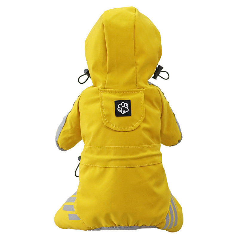 Four-Leg Waterproof Dog Raincoat