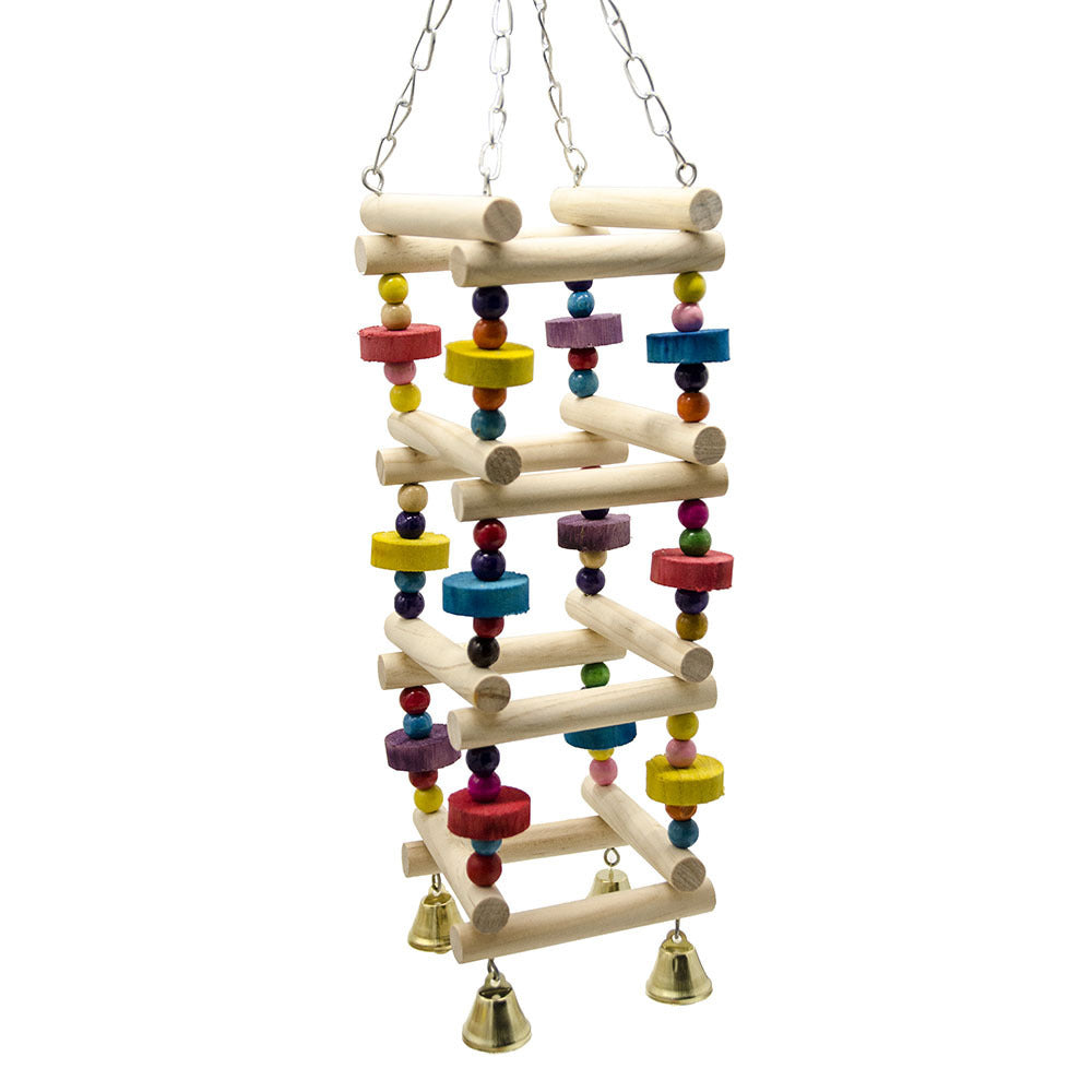 Wooden Hanging Bird Ladder
