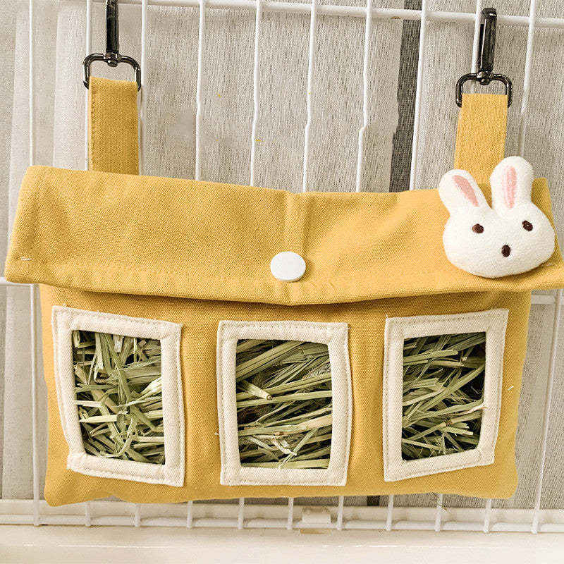 Large-Capacity Rabbit Hay Feeder Bag