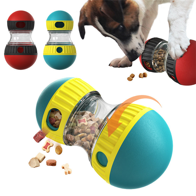 Treat-dispensing dog puzzle toy