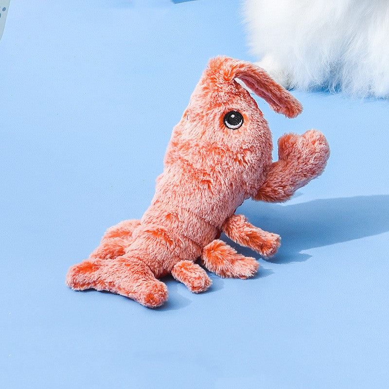 Rechargeable Jumping Shrimp Cat Toy