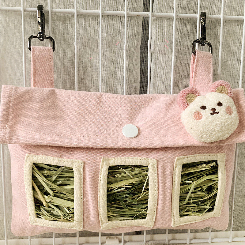 Large-Capacity Rabbit Hay Feeder Bag
