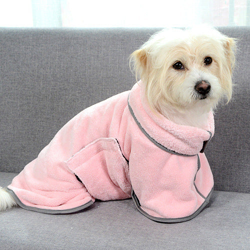 Quick-Dry Microfibre Pet Bathrobe