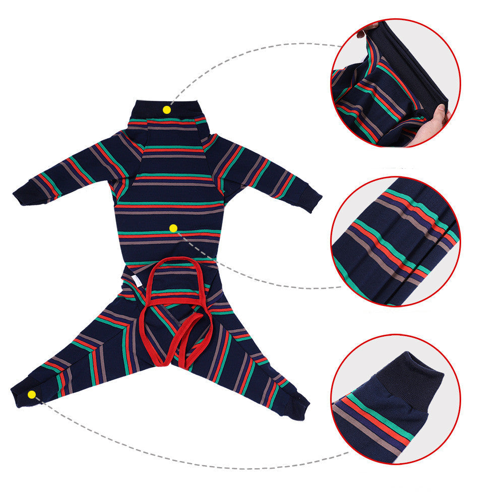 Stretch Four-Leg Dog Pyjamas