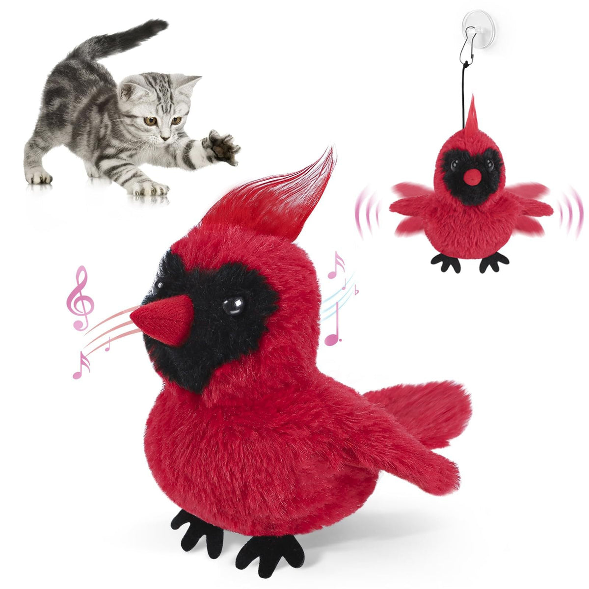 Automatic Flapping Bird Cat Toy