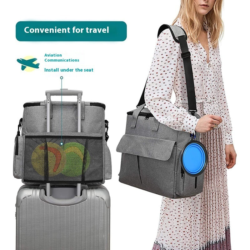 6-Piece Dog Travel Bag Kit