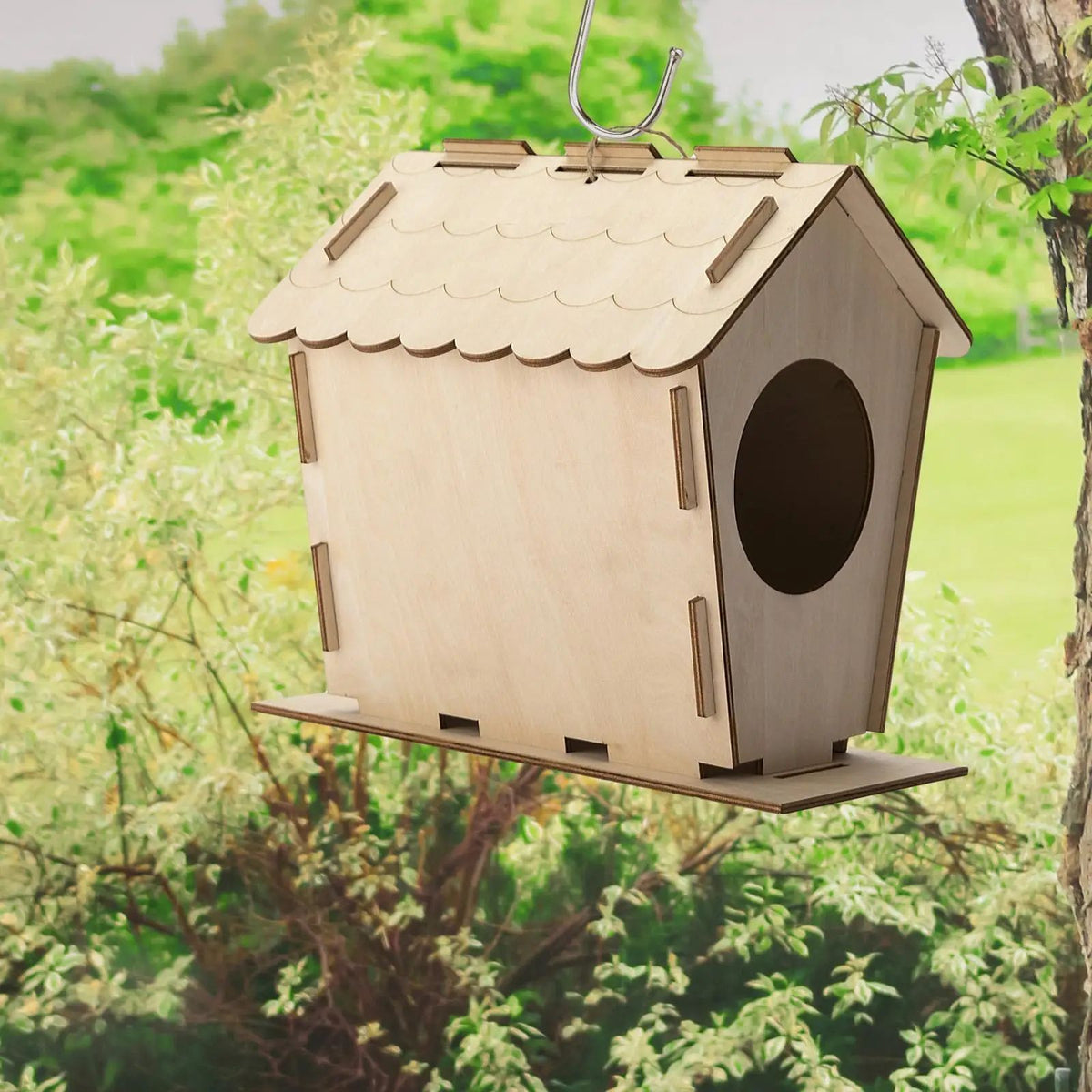 DIY Wooden Bird House & Nesting Box