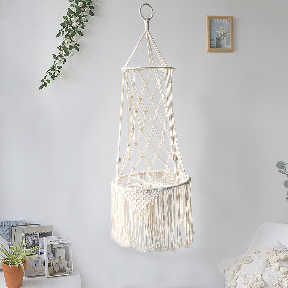 Macramé Hanging Cat Bed