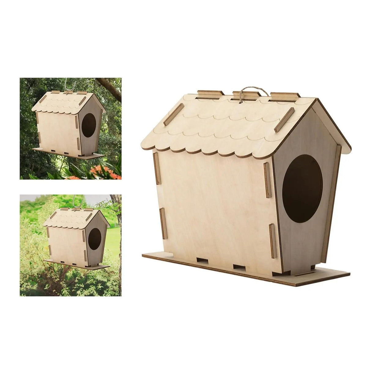 DIY Wooden Bird House & Nesting Box