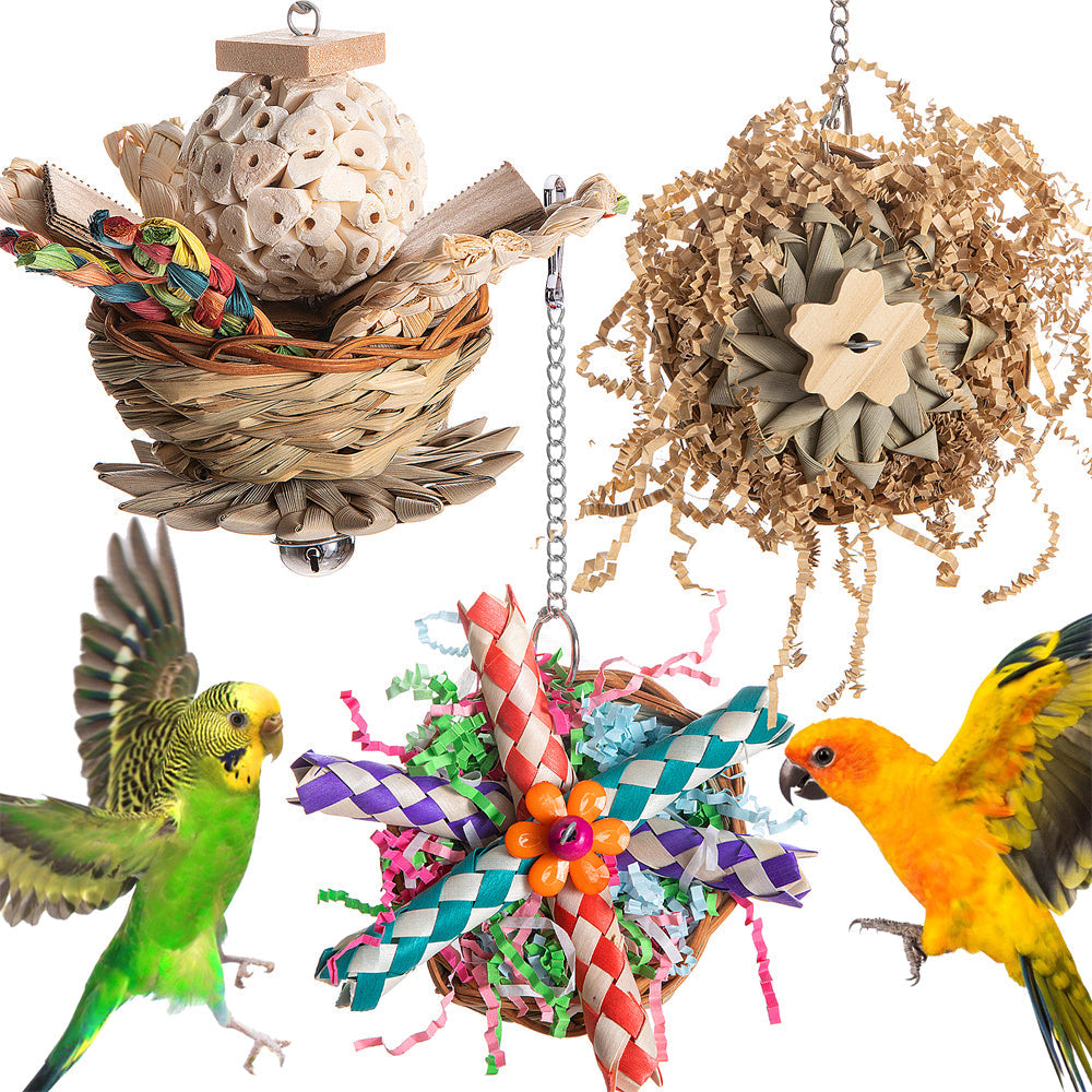 Parrot Chew & Beak Enrichment Toy