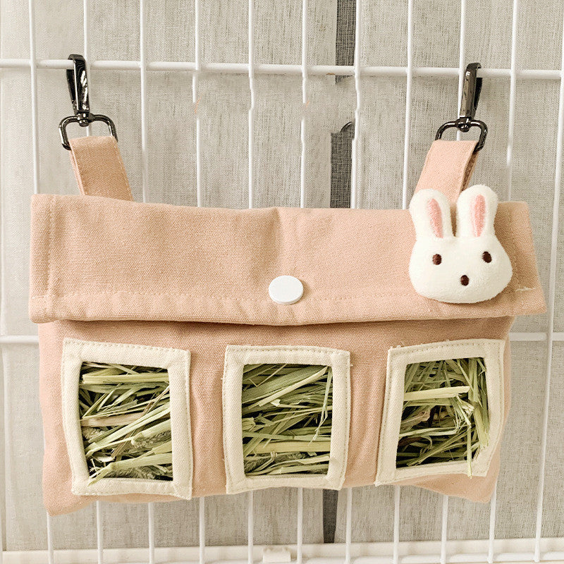 Large-Capacity Rabbit Hay Feeder Bag